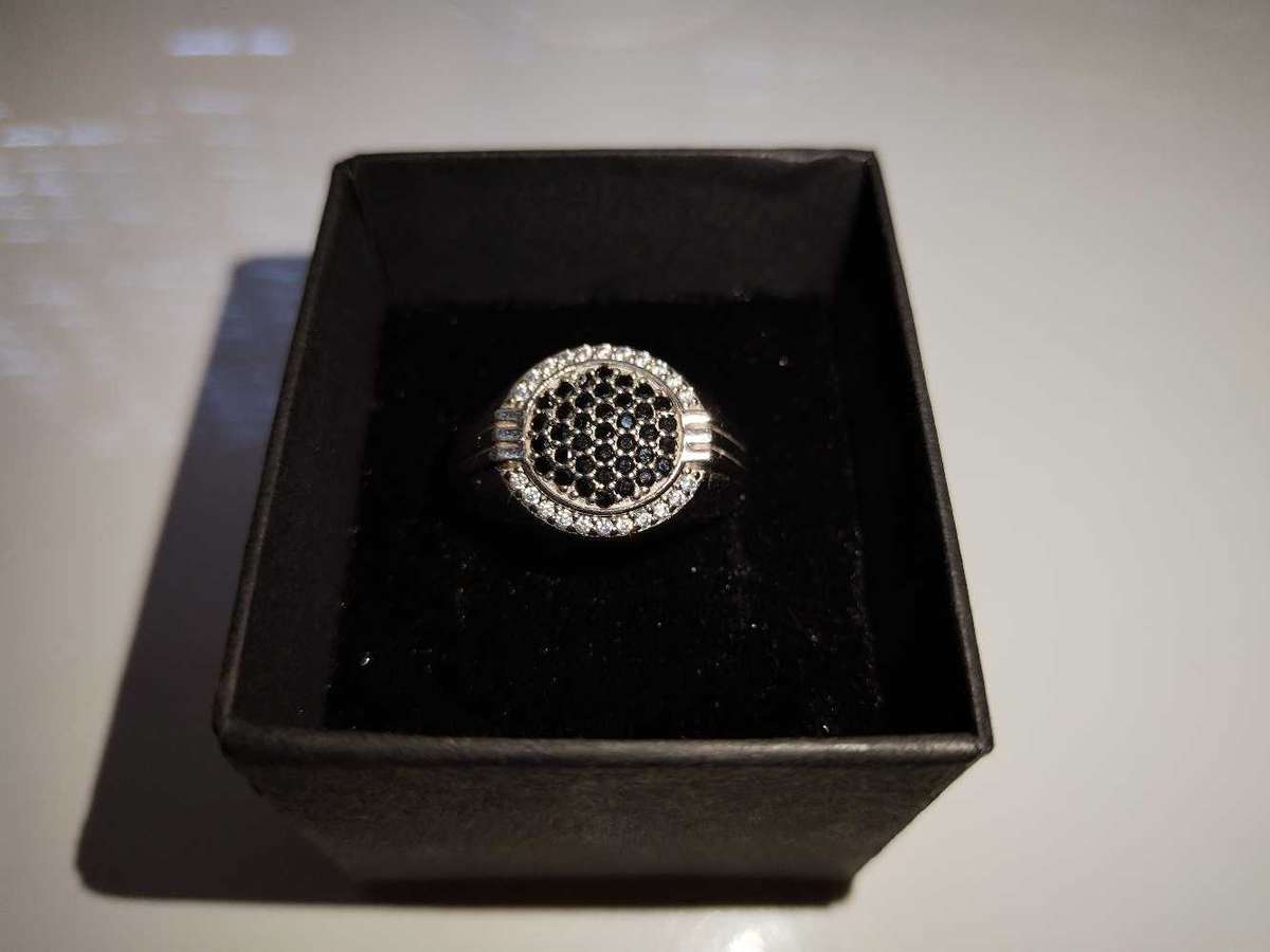 Sterling silver men's ring