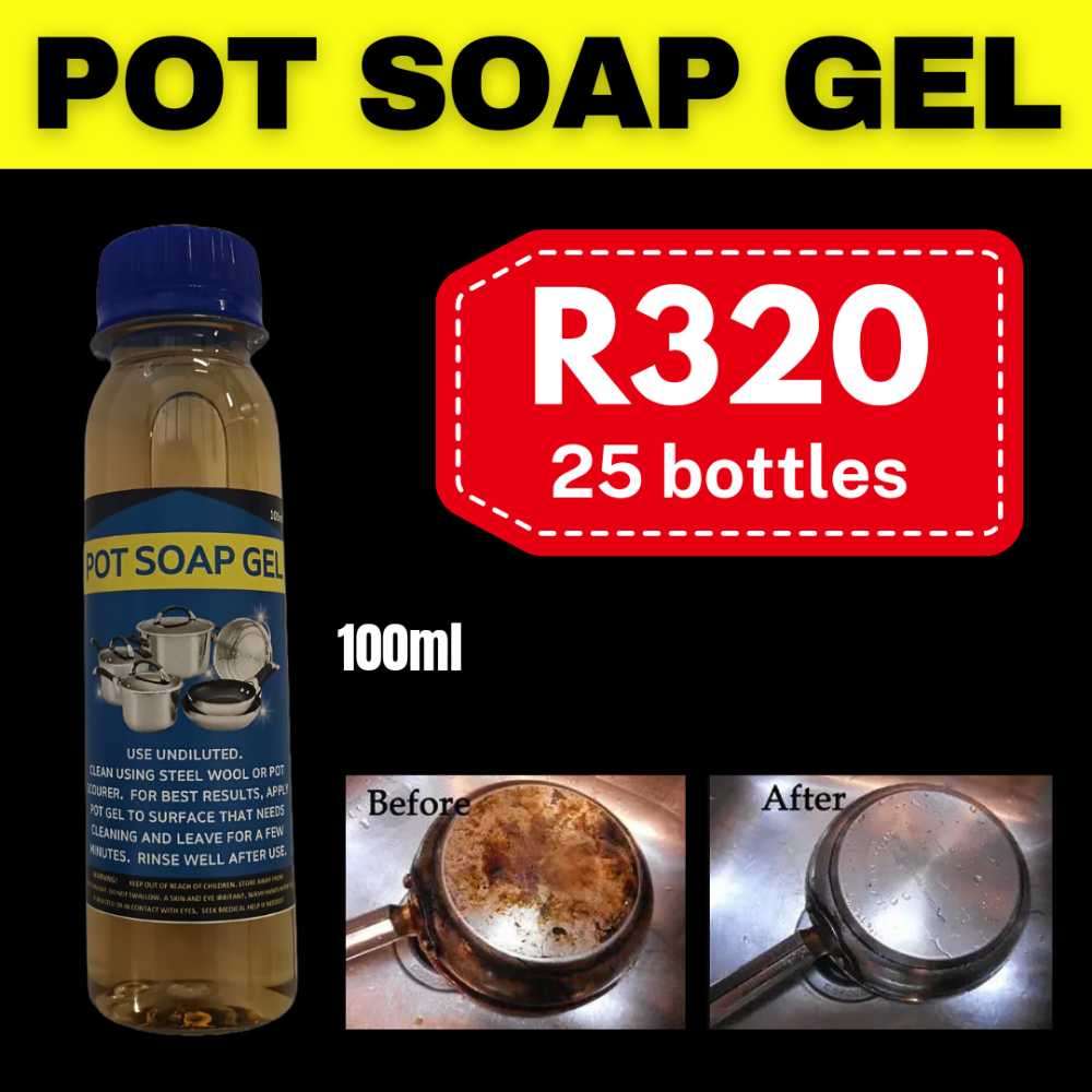 Pot Soap Gel - 25 bottles