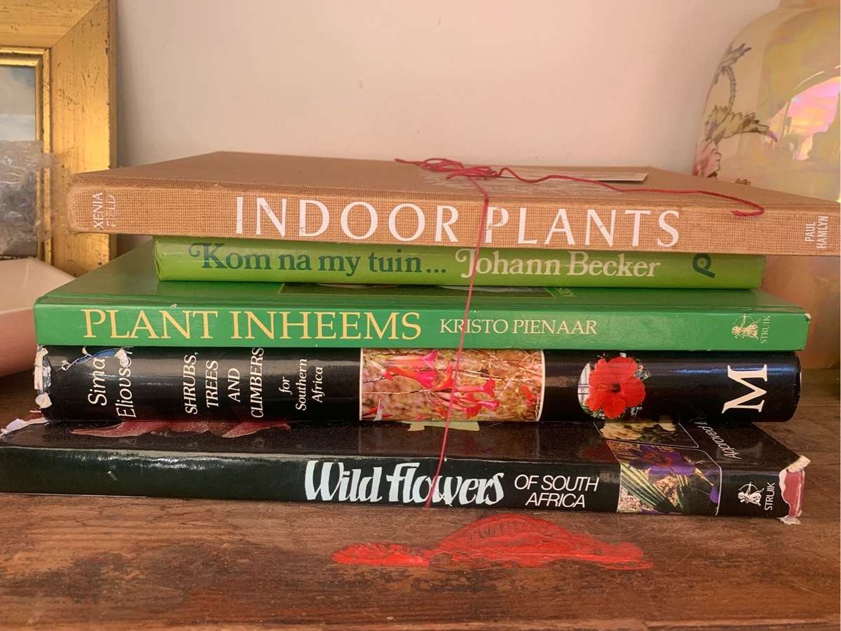 Set of five gardening books for R1!