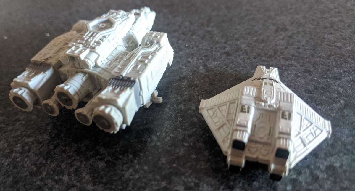 Micro Machines Alien Nostromo & Narcissus shuttle