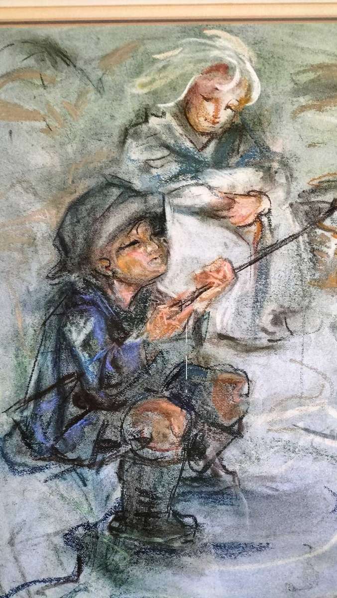 Elly Holm mixed media size 530mm x 400mm