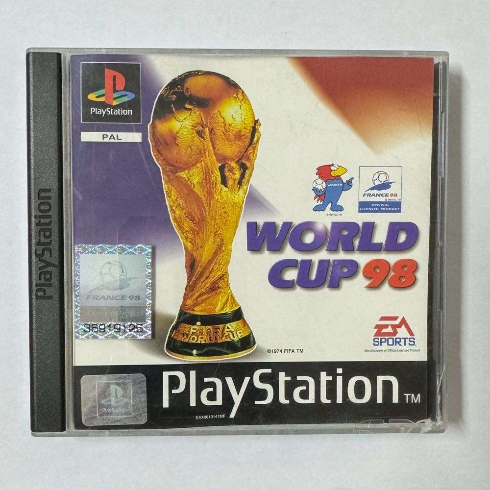 Playstation 1 : France World Cup 98 complete with owners manual