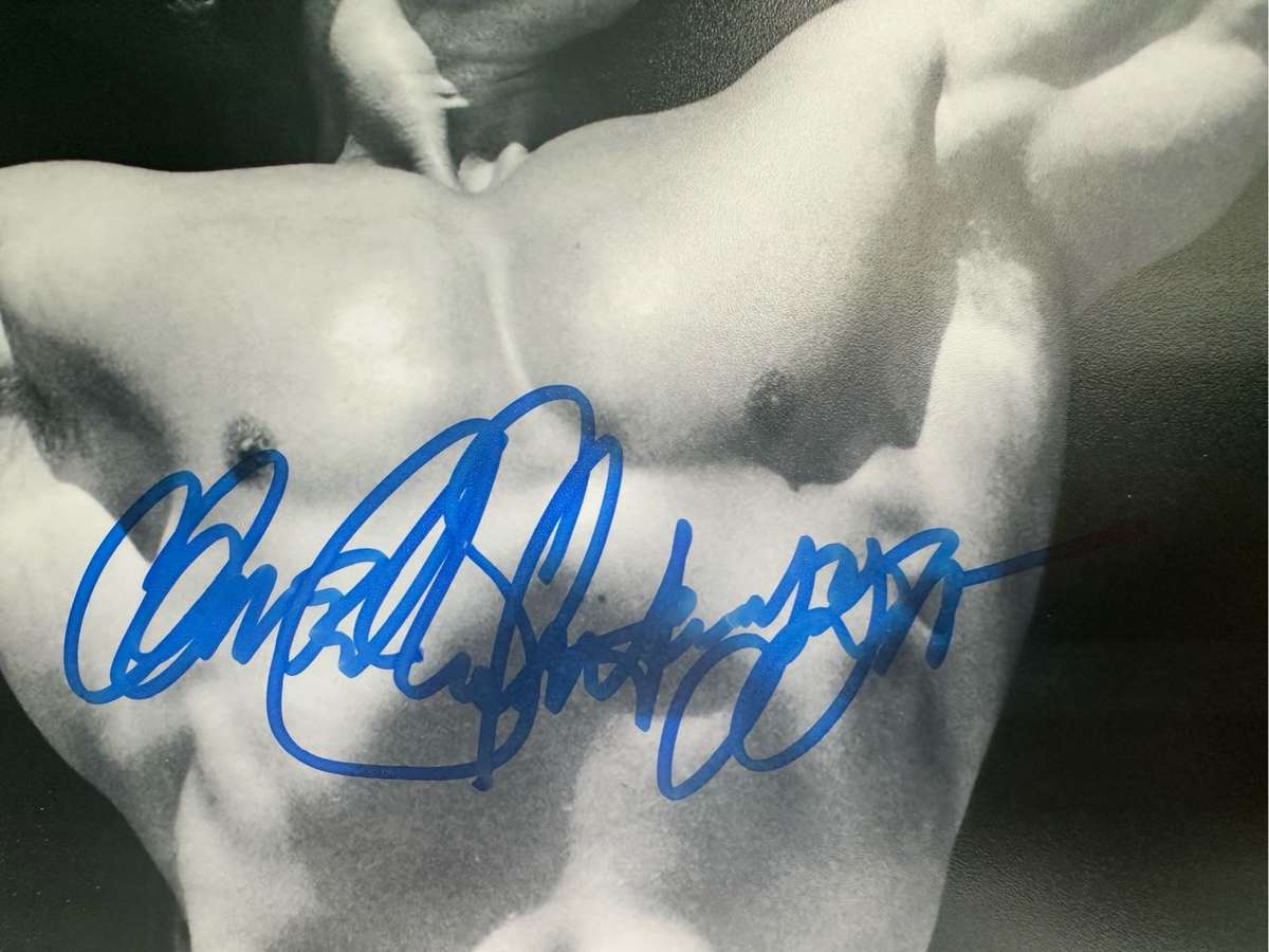 AUTHENTIC AUTOGRAPH BY ARNOLD SCHWARZENEGGER - WITH COA