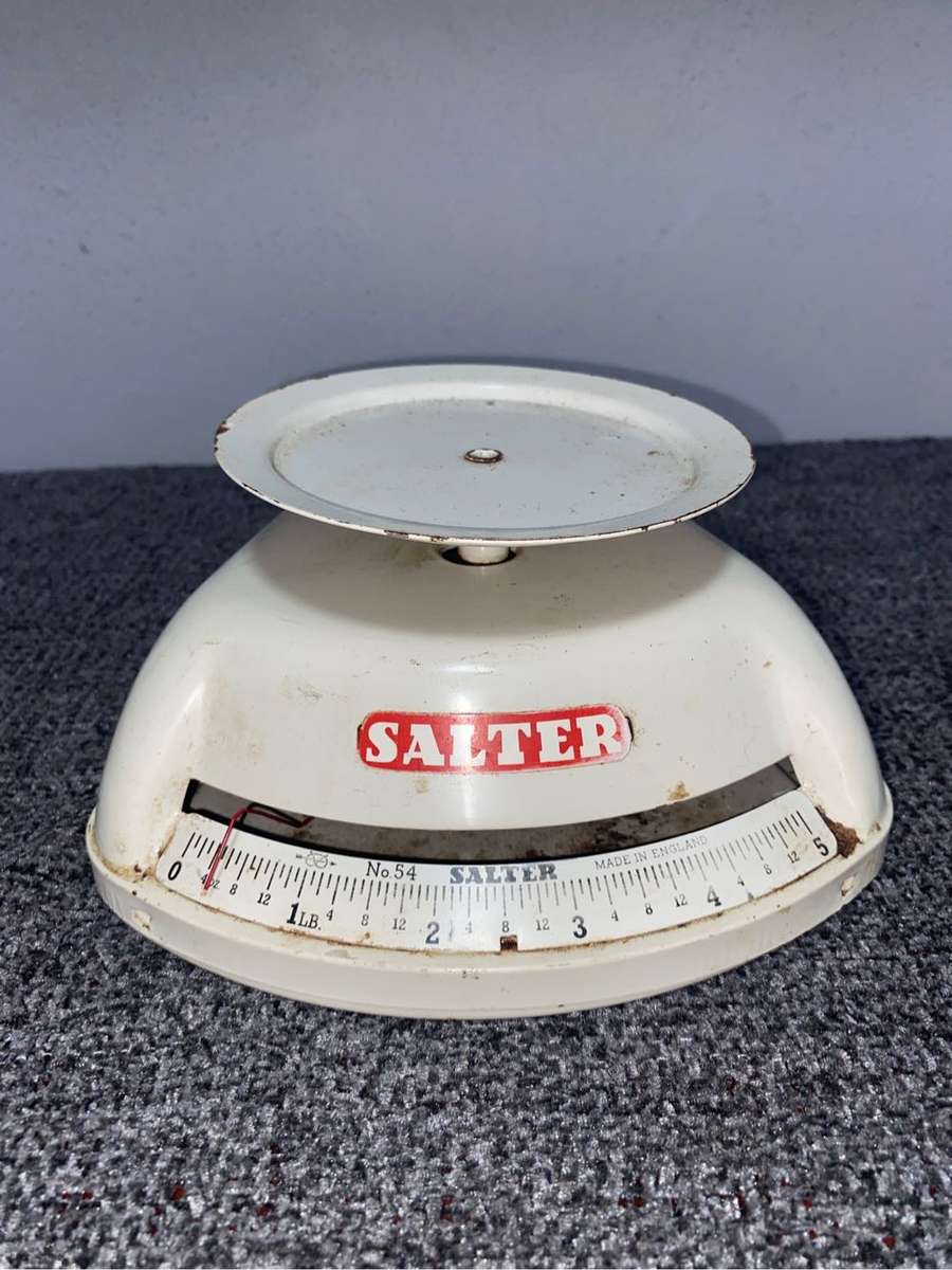 Vintage salter home scale