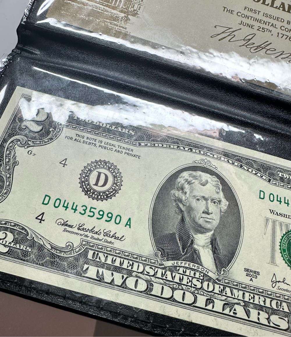 2003 SERIES TWO DOLLAR UNCIRCULATED NOTE