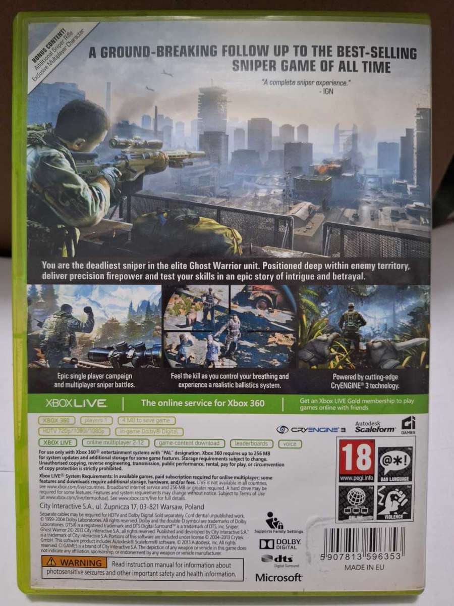 Sniper - Ghost Warrior 2 (XBOX 360)