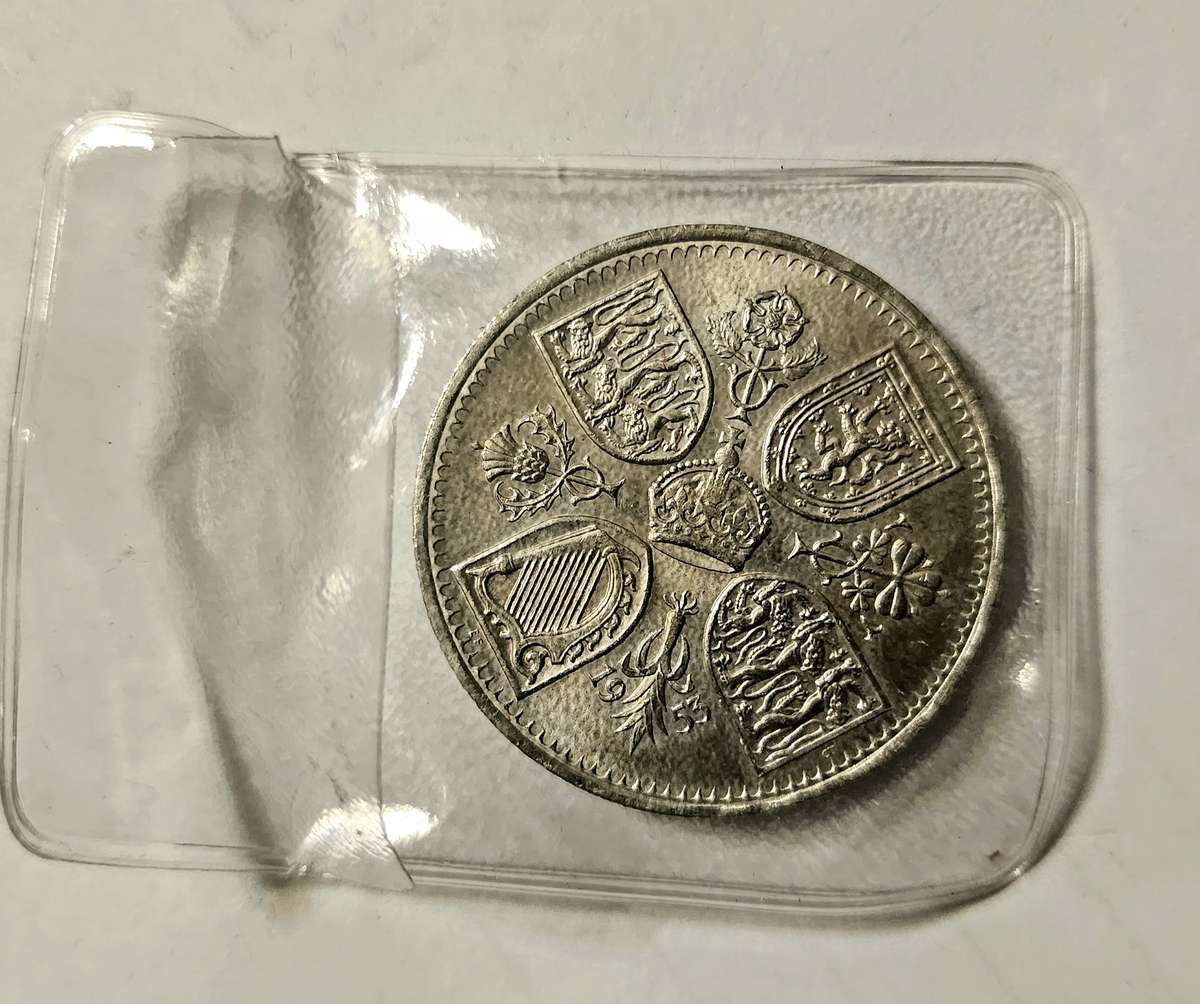 United Kingdom 5 shillings, 1953