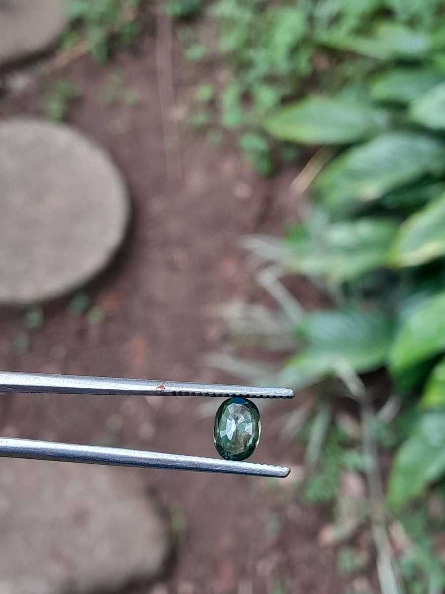 Natural 1.26 Ct Blue Green Sapphire UNHEATED