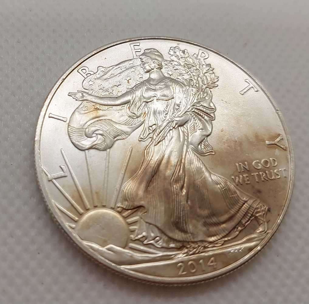 Qoz Silver Liberty coin