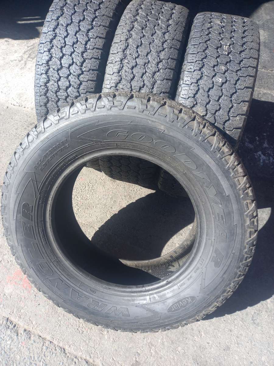 255/65/17 Goodyear Wranglar AT tyres