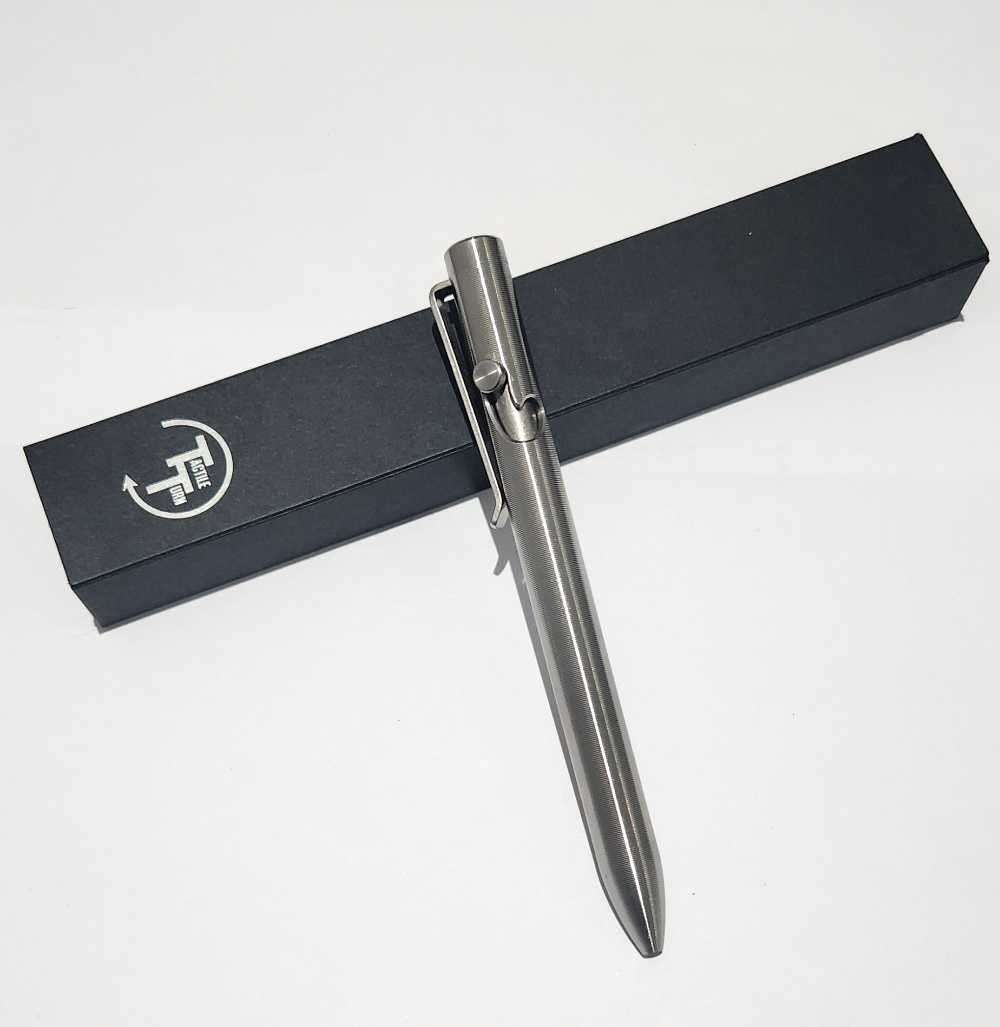 Tactile Turn Titanium pen