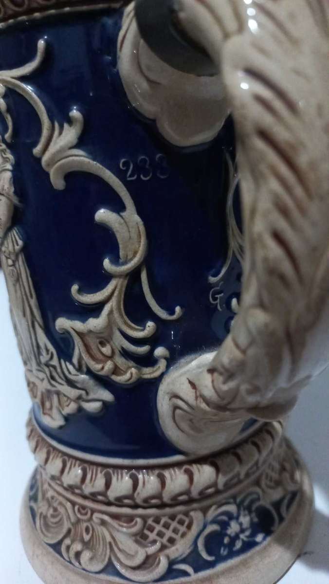 Vintage Oktoberfest German Beer Tankards with hinged lids