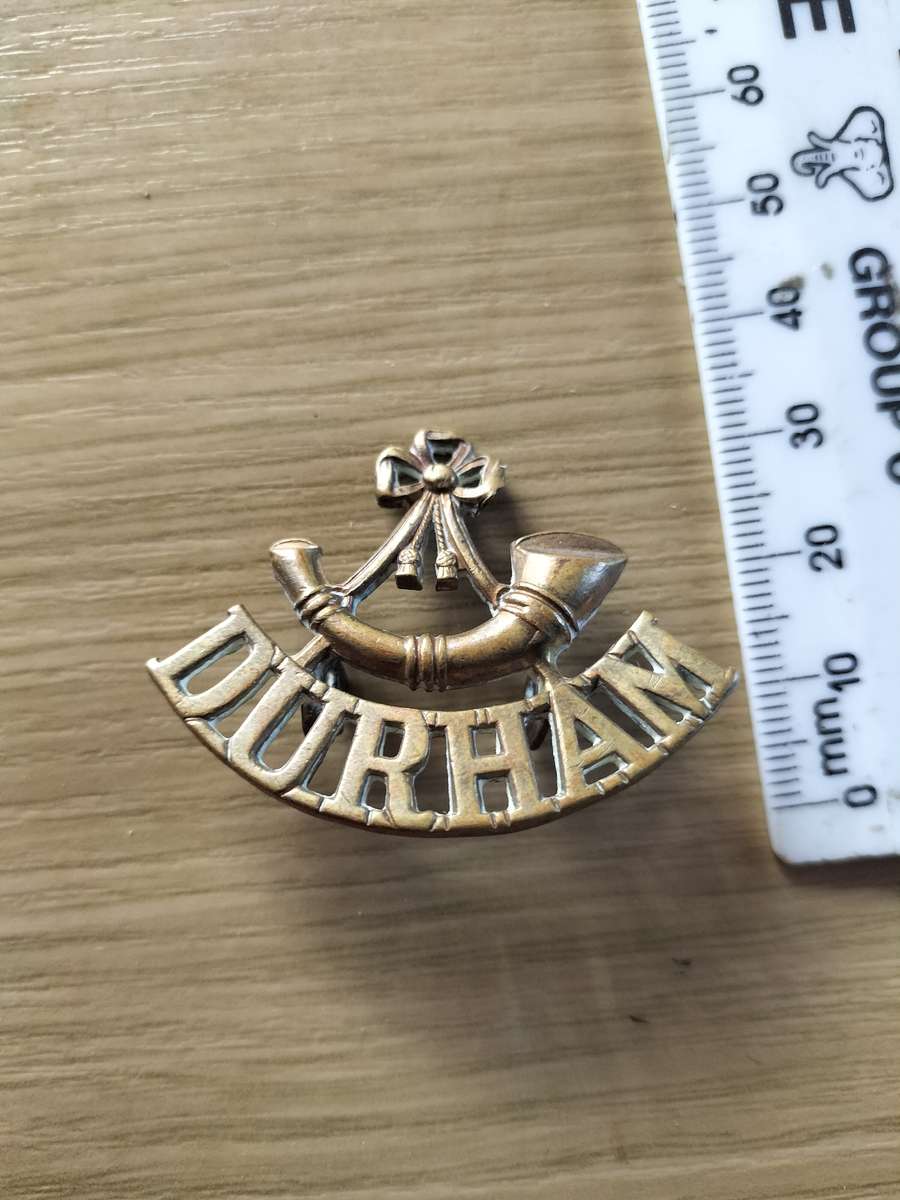 Old Army Durham Badge