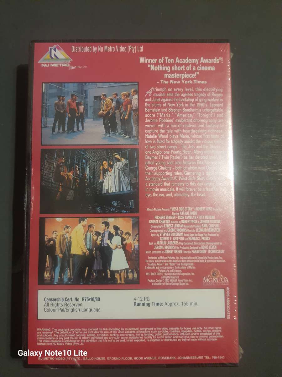 West side story brand new vhs