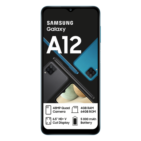 Samsung Galaxy A12 64GB Dual Sim - Blue