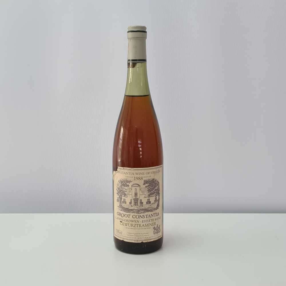 (Read) 1988  Groot Constantia vintage wines