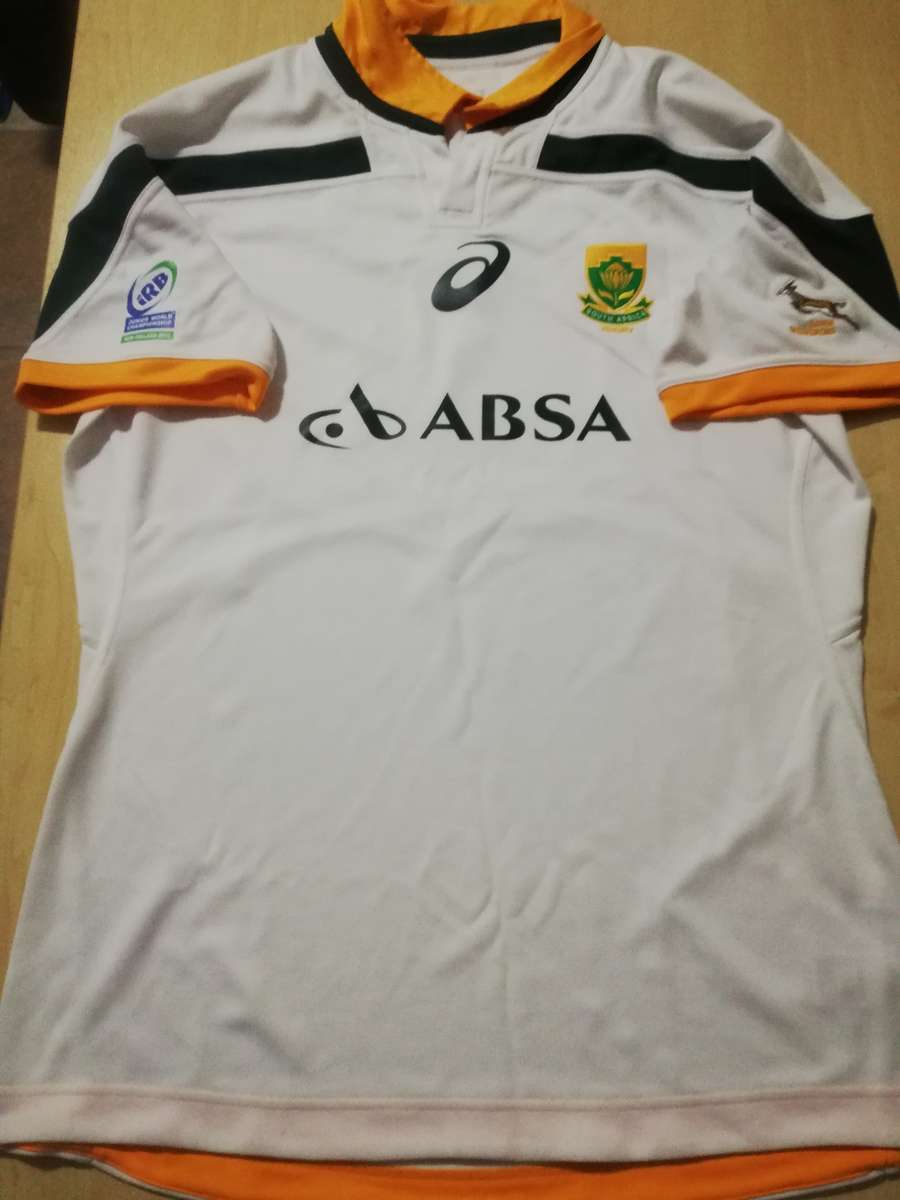 Junior Springbok Player Issue Jersey RWC 2014 no 1 Size 3XL