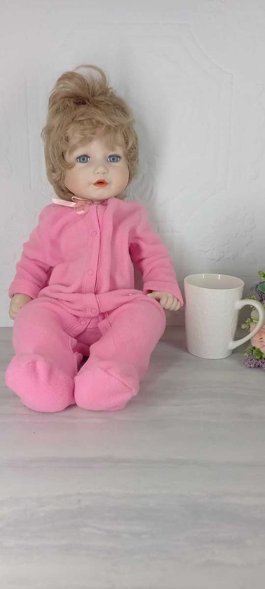 Large Porcelain Doll marked Byron