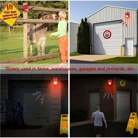 Smart Solar Motion Sensor Alarm and Led 50day 129Mb