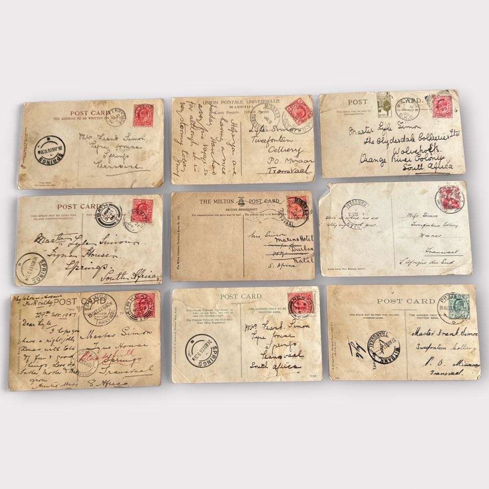 Vintage Maps circa 1950s & Antique Postcards