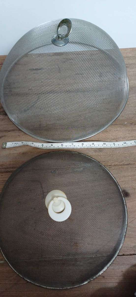 Set of 2 vintage food covers