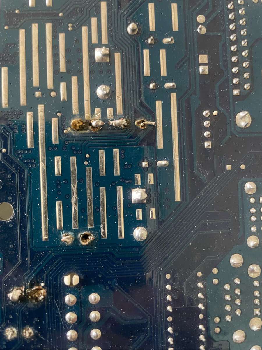 ASRock 775 Motherboard Combo**Been badly repaired**Sold as is