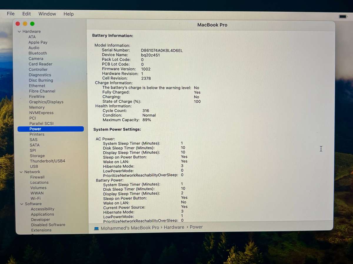 MacBook Pro 13 M1 16GB 256GB Boxed with charger A2338