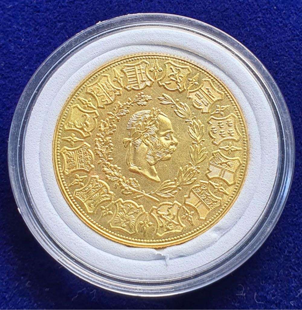 4 Ducats 1873 - Franz Josef I. 1848-1916 - MUST BE A REPLICA EDITION