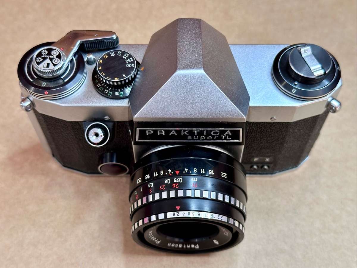 PRACTICA Super TL Camera & Prakticar 2.8/50mm Lens circa 1968 to 1976