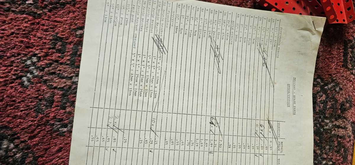 Vintage Meccano  set outfit no 5