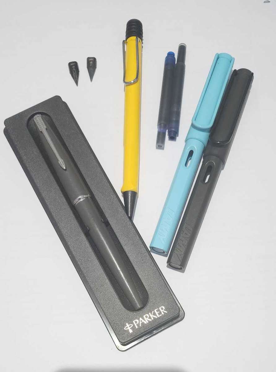 Lamy pens & Parker jotter