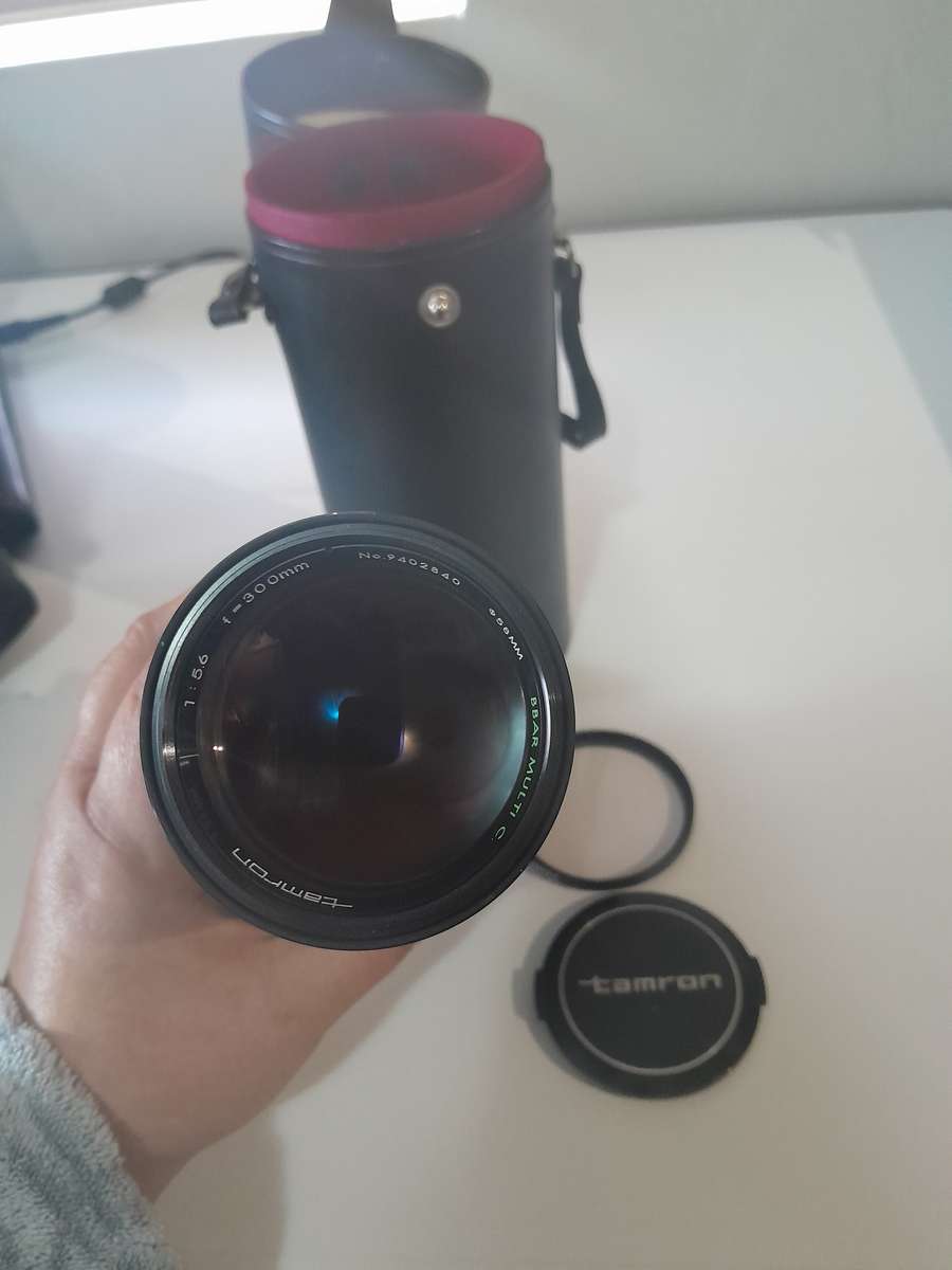 Vintage camera lenses and accessories