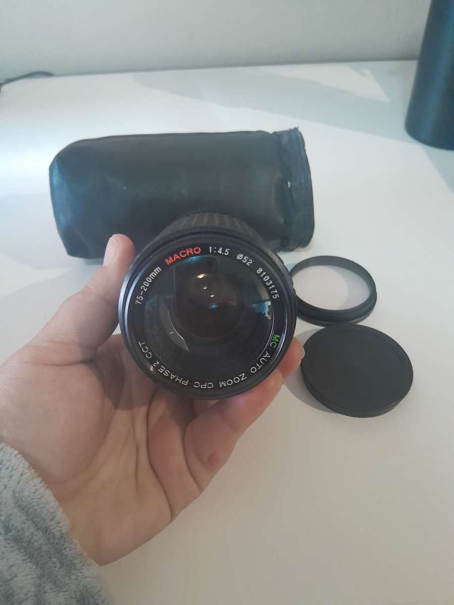 Vintage camera lenses and accessories