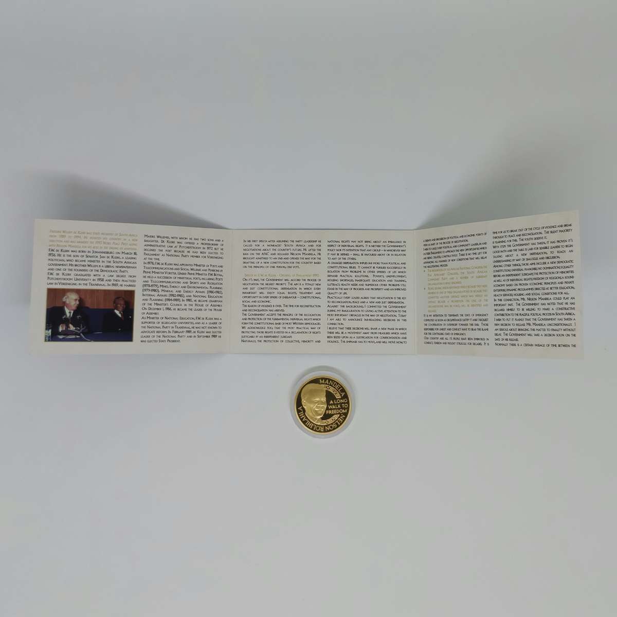 2010 Mandela 20th Anniversary 1/2Oz Gold Medallion