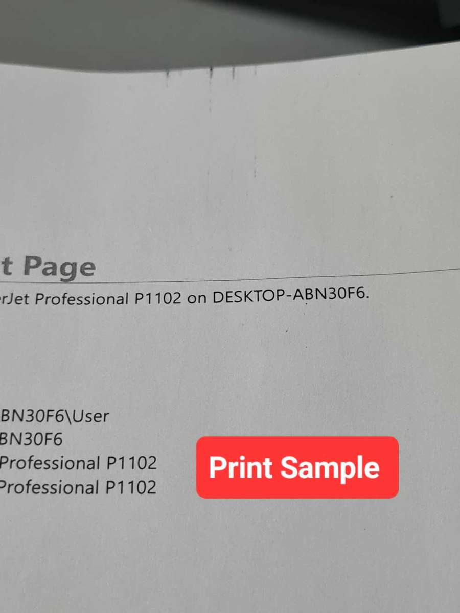 HP Laser Jet P1102 Monochrome printer