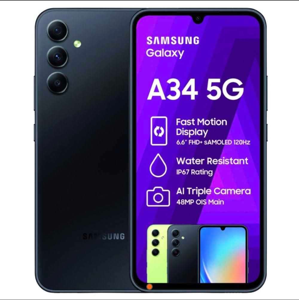 Samsung Galaxy A34 5g Black Dual Sim