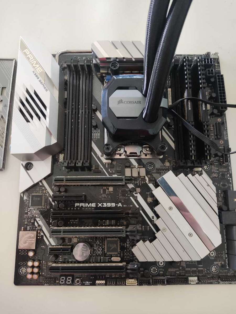 Amazing AMD Threadripper 1950X Combo**Asus Prime X399-A Motherboard**Watercooling