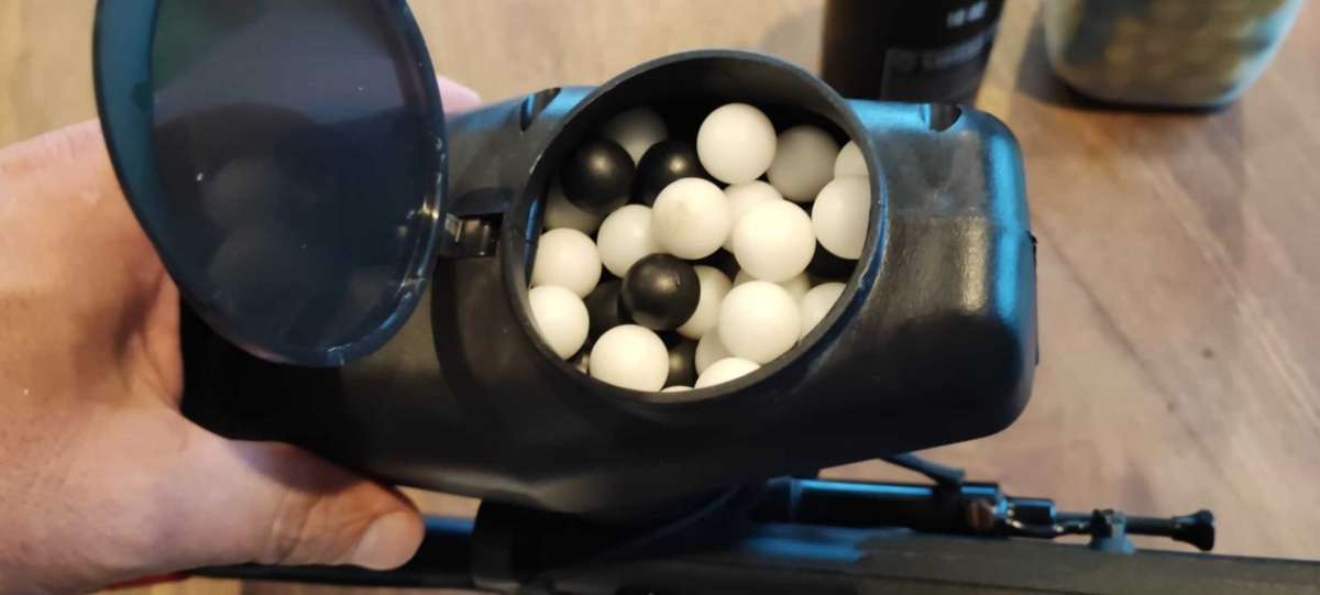 Tippmann A-5 Paintball gun & accessories