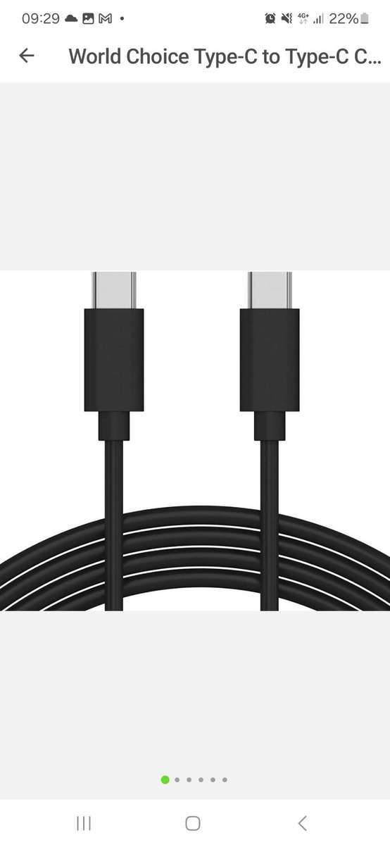 Type c charging cable