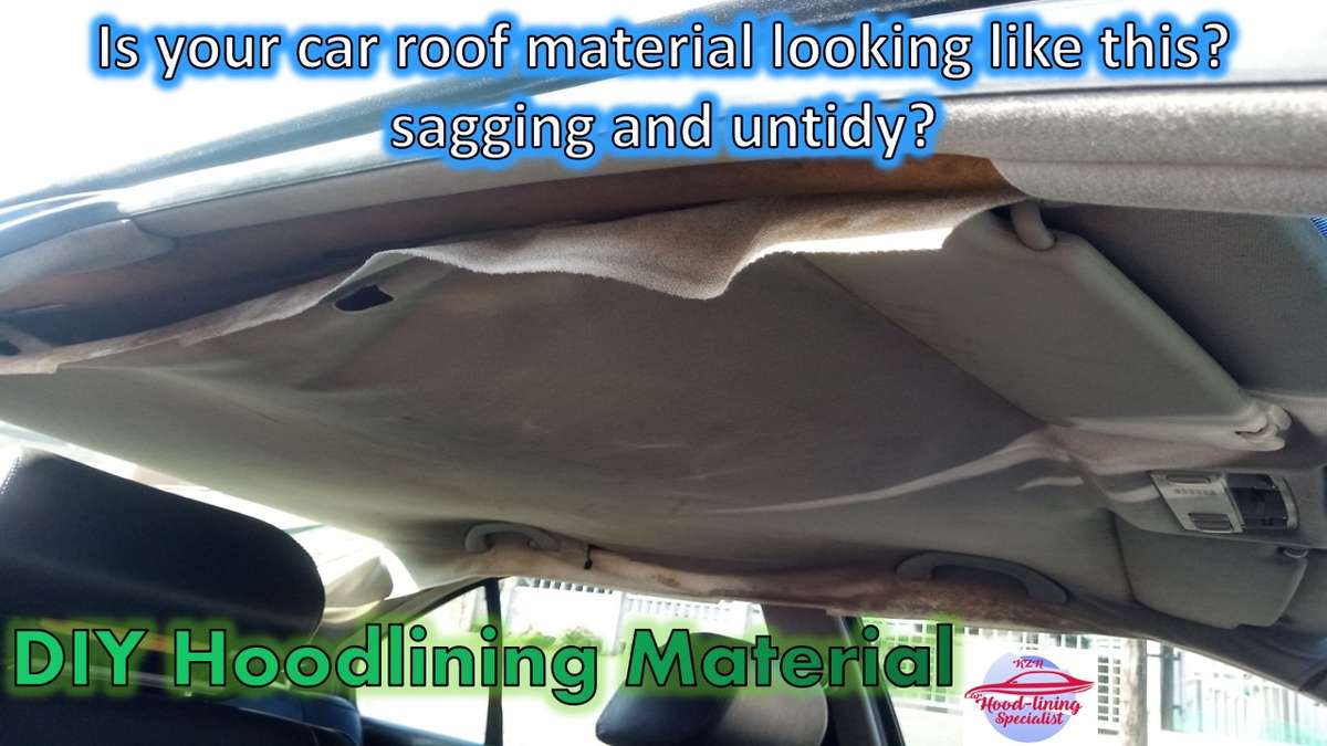 DIY car roof-lining material