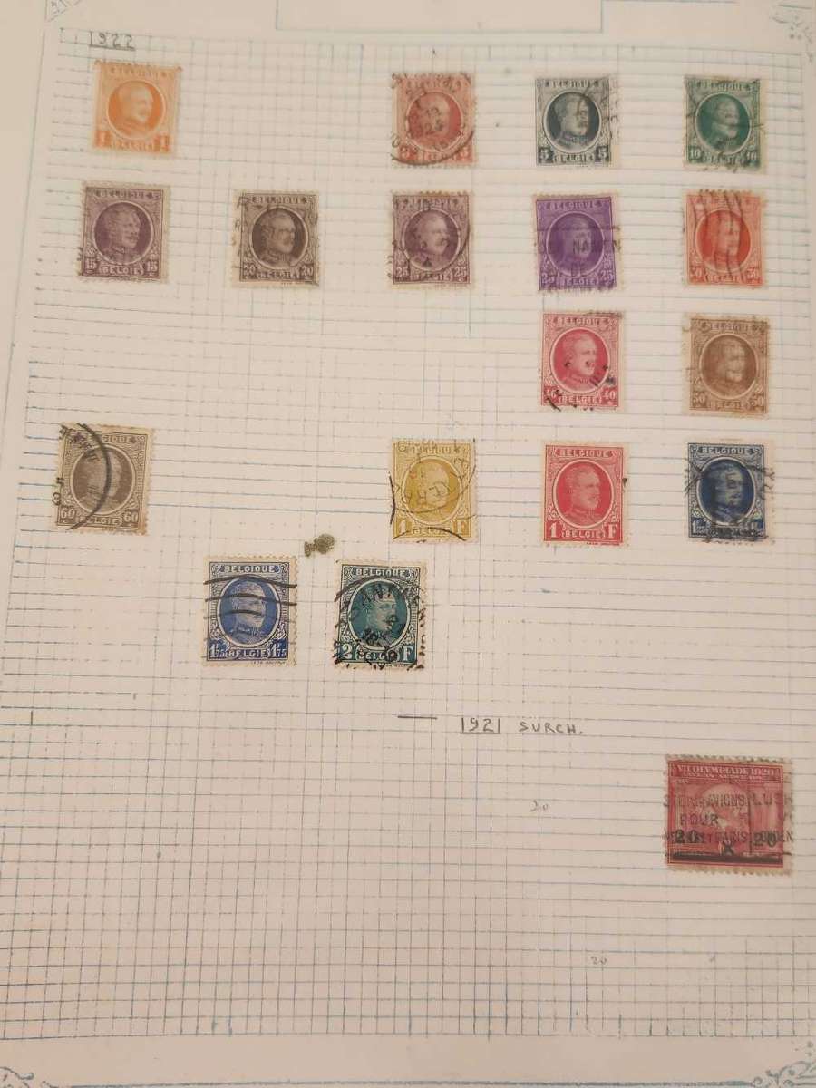 Belgium - vast Selection on album pages (1850 to more modern)