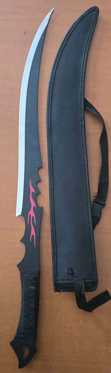 Curved Sword Flame Blade