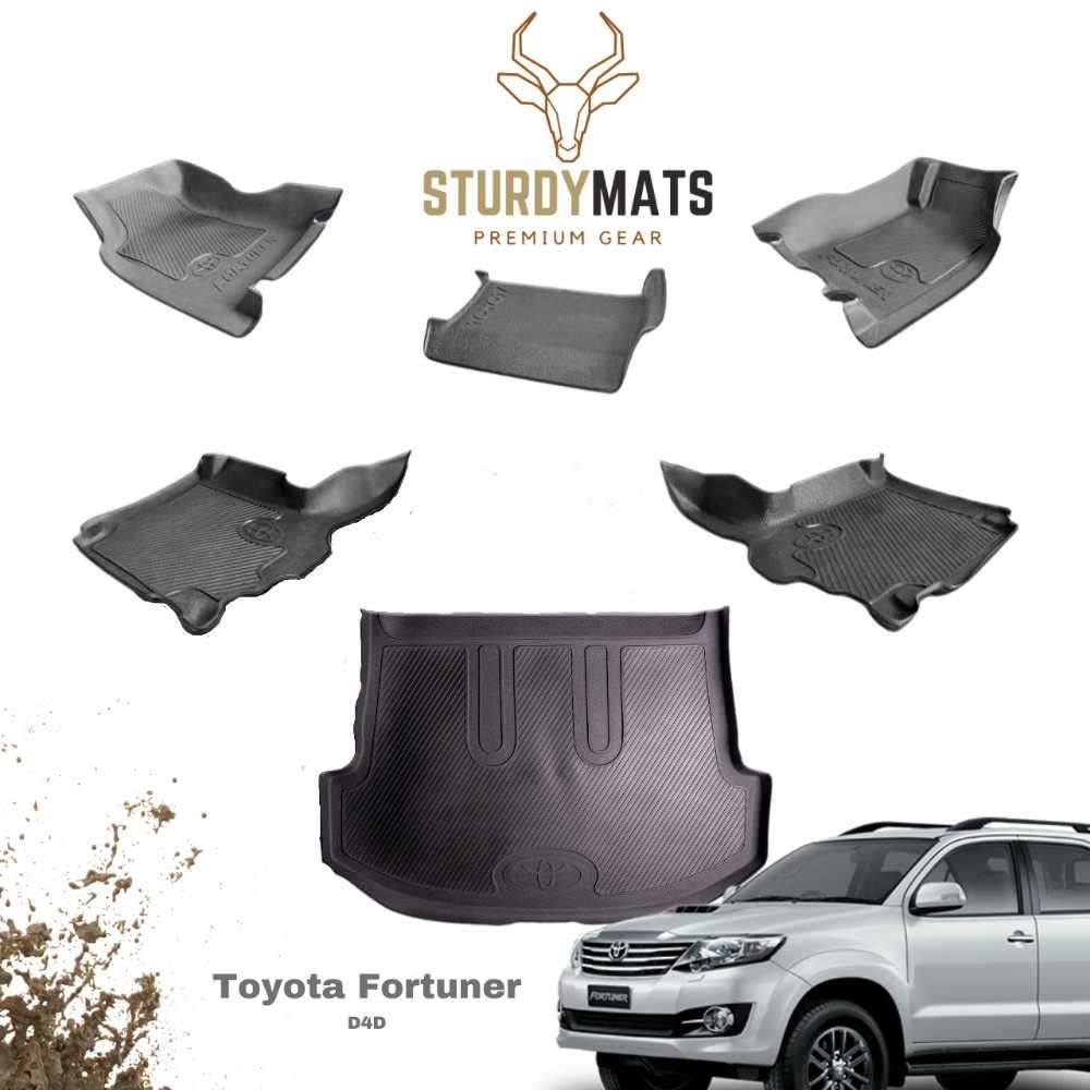 Toyota Fortuner D4D 2005-2015 Heavy Duty Moulded Mats