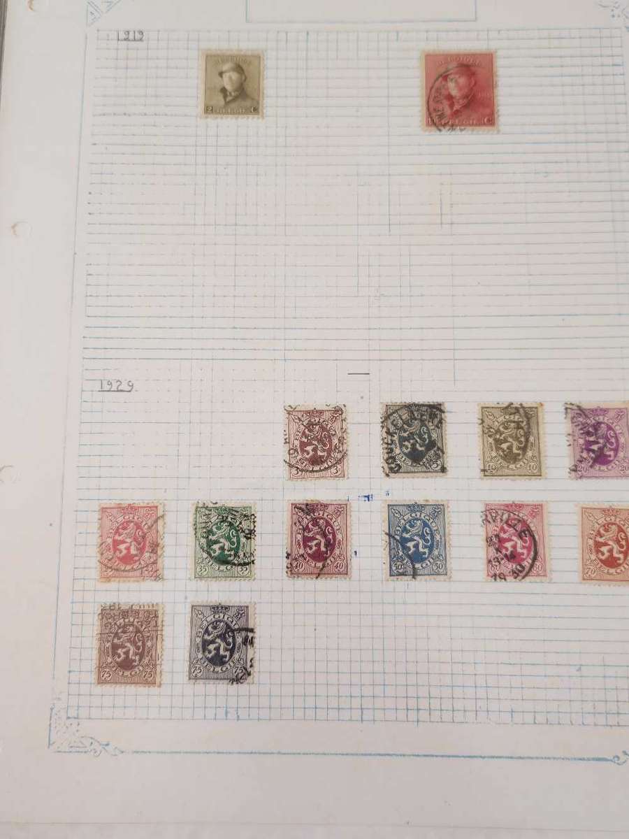 Belgium - vast Selection on album pages (1850 to more modern)