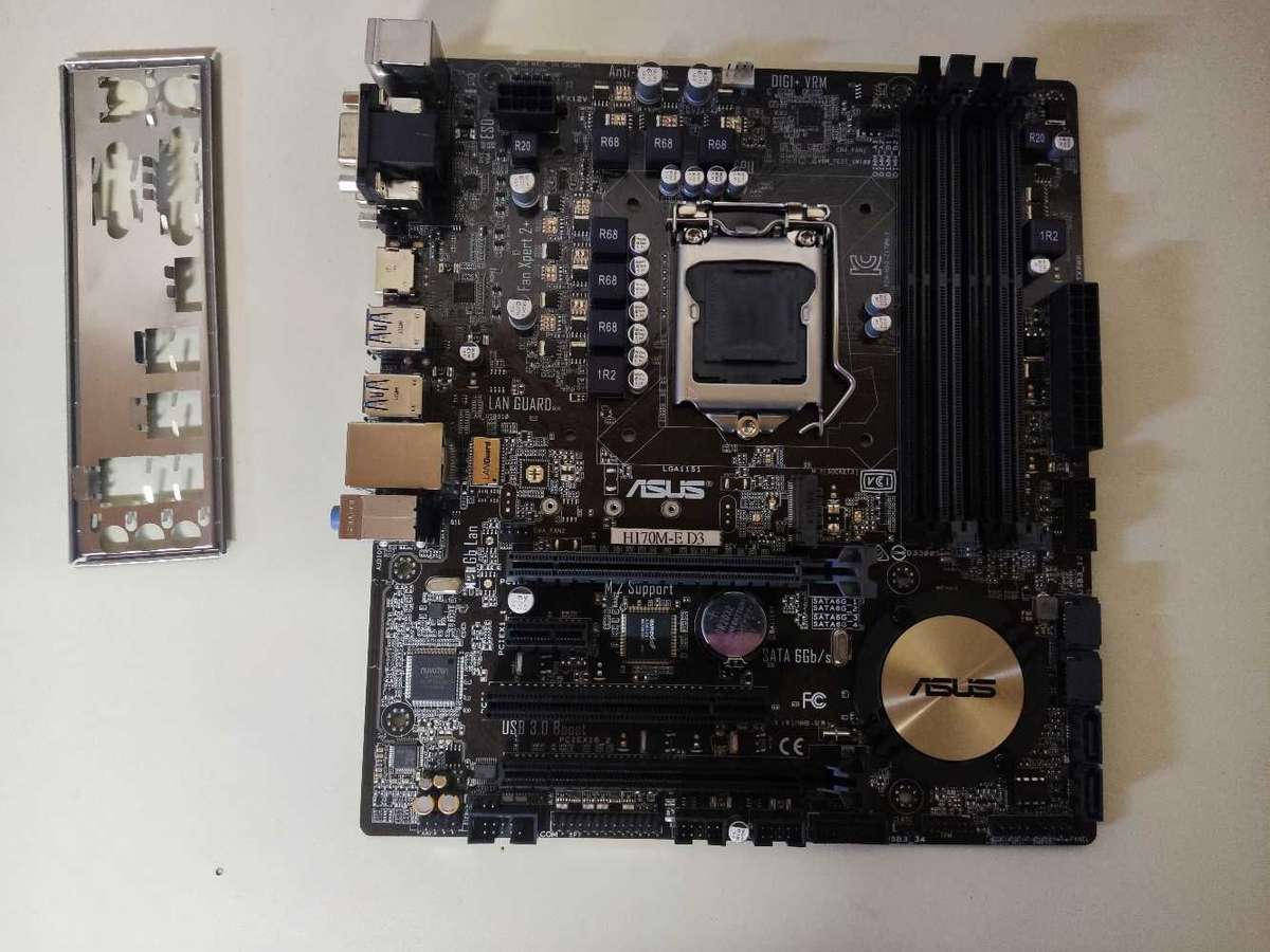 Asus H170M-ED3 Motherboard**Supports 6th gen and 7th gen CPU's**LGA1151**4 ram slots