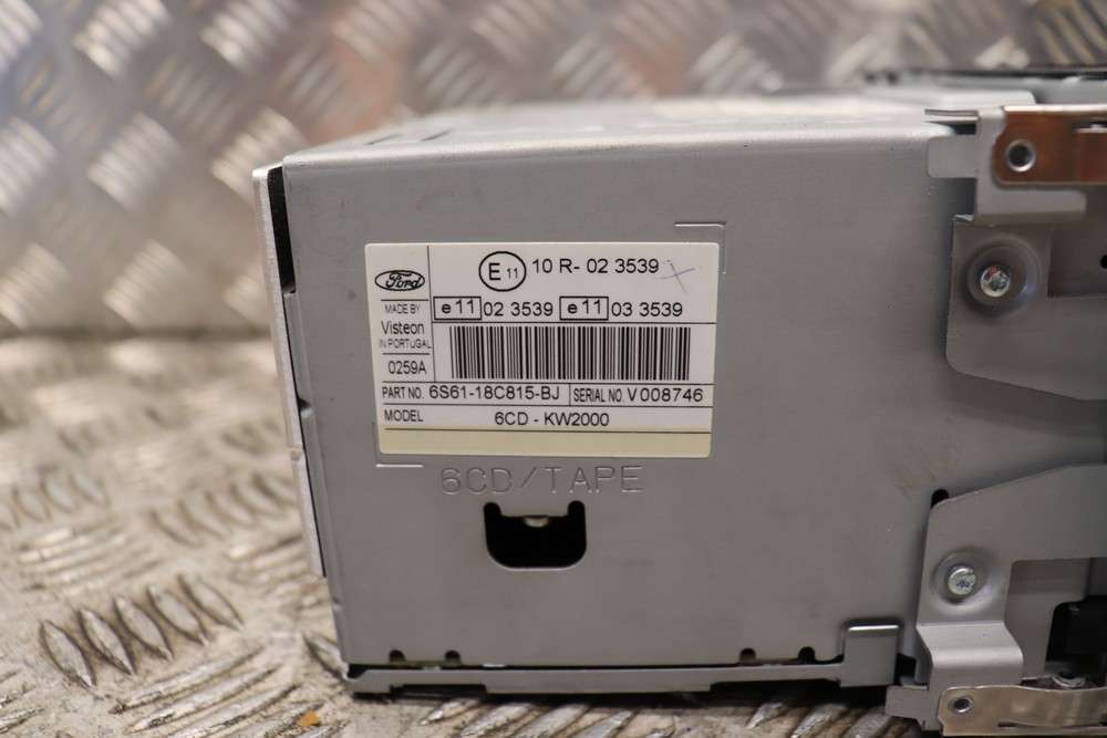 Original 2008 Ford Focus 6000 CD Stereo Radio Head Unit