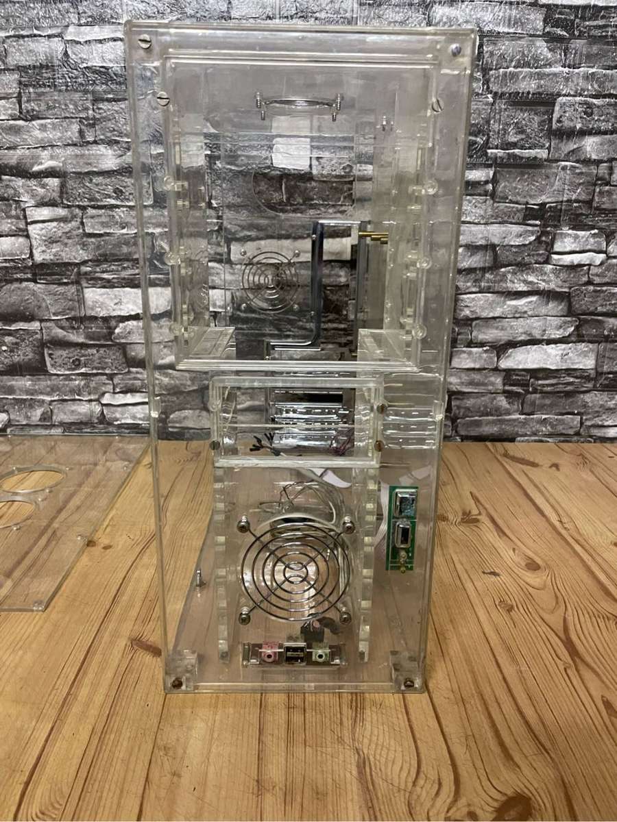 Perspex Computer Case**Super Rare**ATX Case**Not perfect
