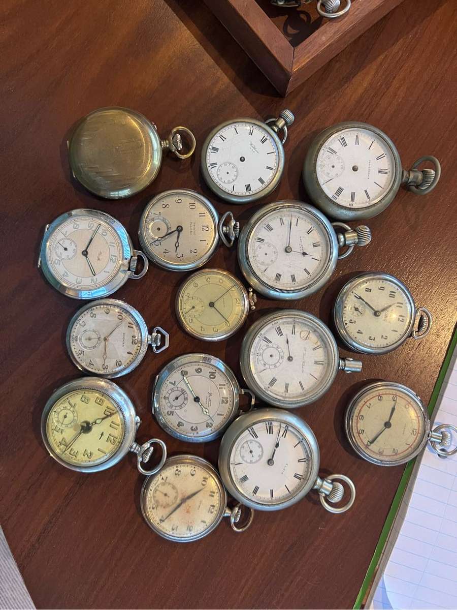 Vintage Pocket Watch Lot / Runners / non runners and spares