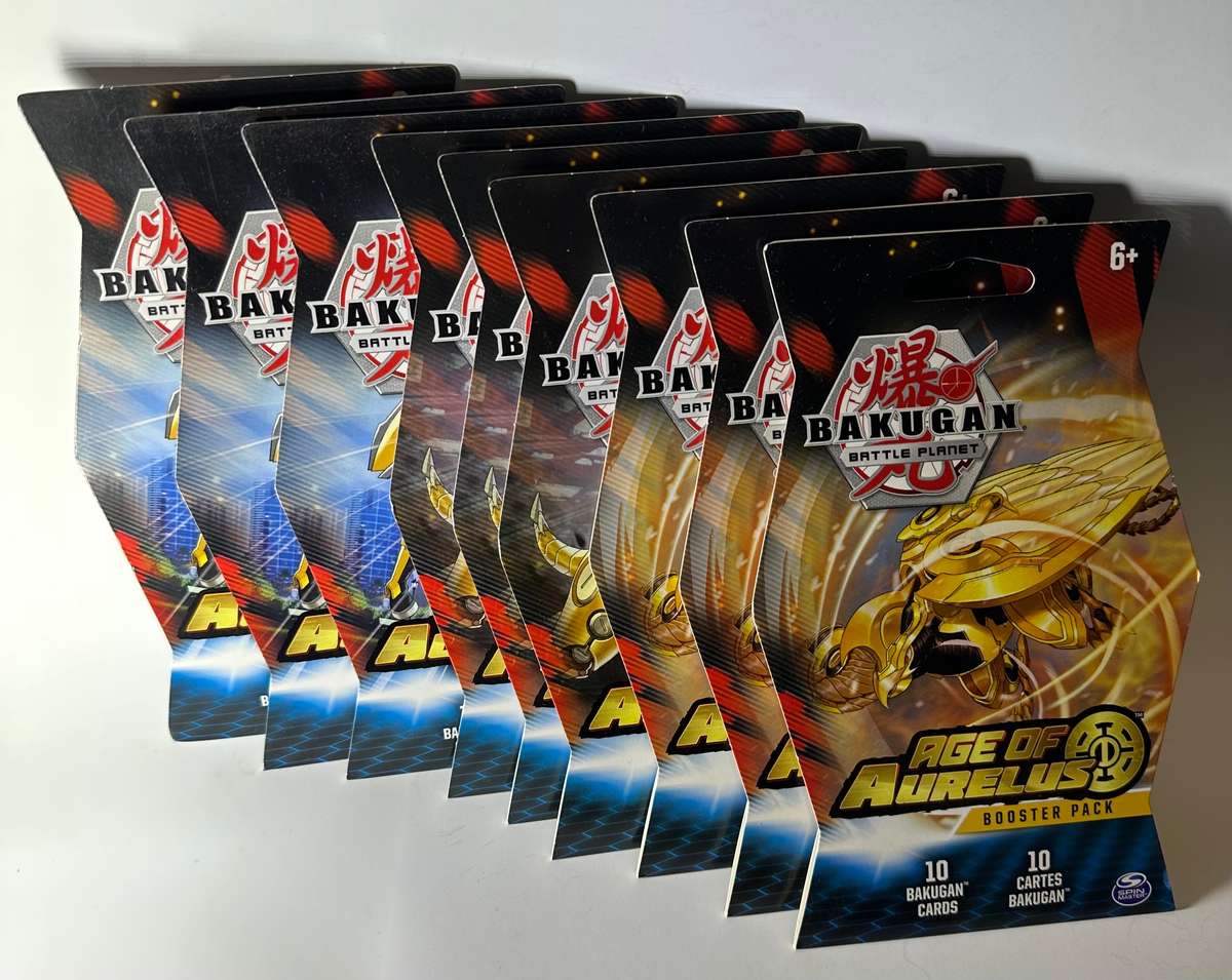 X9 Packs of Bakugan Age Of Aurelus - Booster Packs