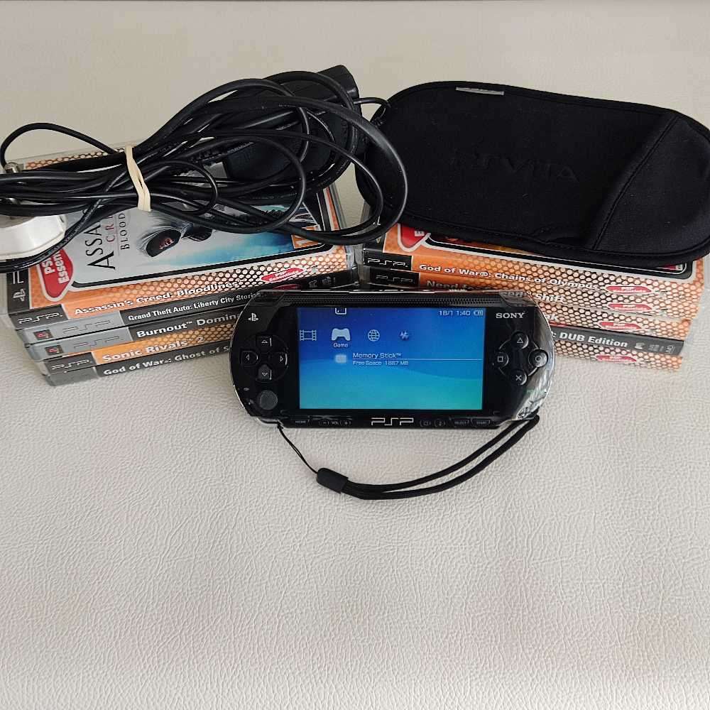 Sony Psp Console with games